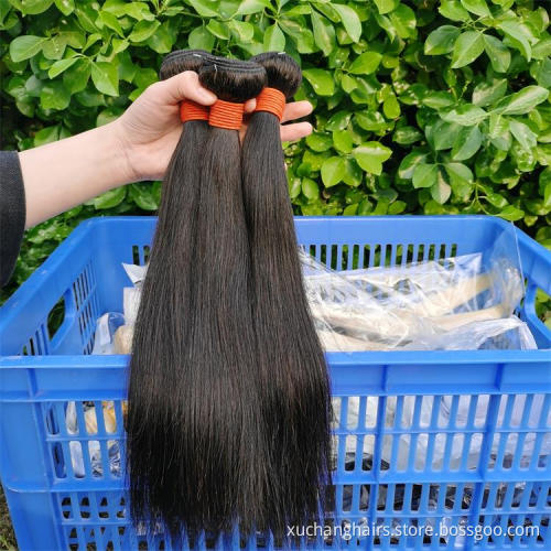 Wholesale virgin cuticle aligned hair Vietnamese raw hair bundles with lace closure nature human hair 13x4 13x6 HD lace frontal